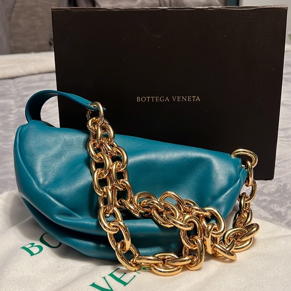 Pouch Leather Chain Belt Clutch - Picture 5 of 9